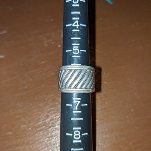 Sterling silver cigar band designer 6 DY style